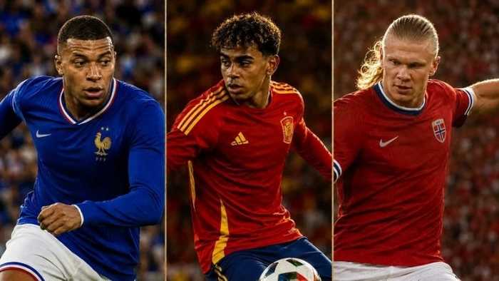 2026世界杯18位亿元先生身价榜：亚马尔哈兰德姆巴佩2亿欧并列第一